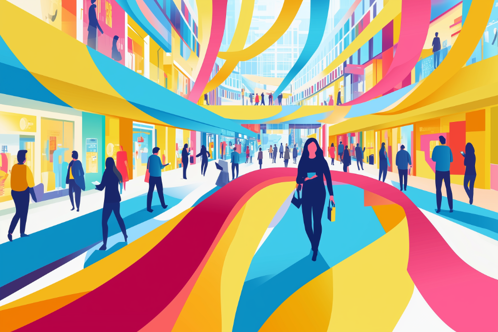 Data flow at a retail destination shpping centre Retail Advantage
